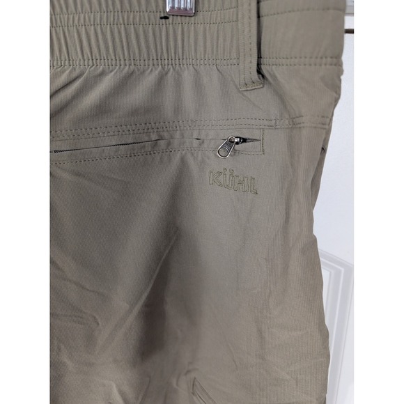 Kuhl Men's Size 38 Khaki Hiking Outdoor Shorts stretch travel gorpcore - Picture 4 of 7